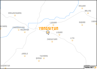 map of Yangsitun