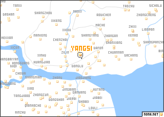 map of Yangsi
