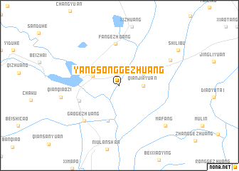 map of Yangsonggezhuang