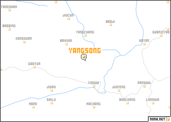 map of Yangsong