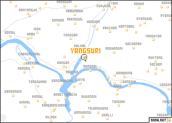 map of Yangsu-ri
