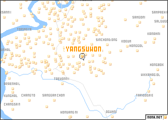 map of Yangsuwŏn