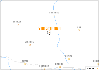 map of Yangtianba