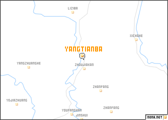 map of Yangtianba