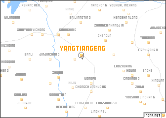 map of Yangtiangeng