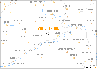 map of Yangtianwu