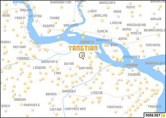 map of Yangtian