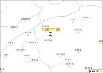 map of Yangtiao