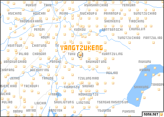 map of Yang-tzu-k\