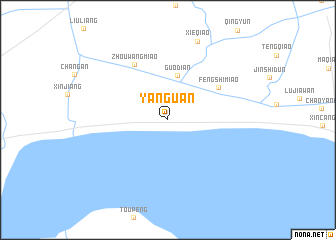 map of Yanguan