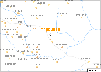 map of Yanguébo