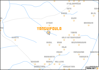 map of Yangui Foula