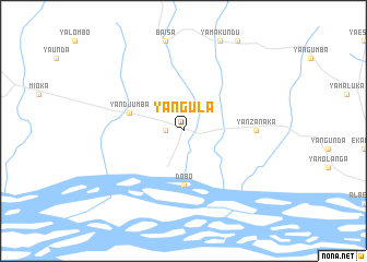 map of Yangula