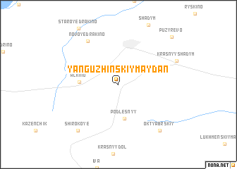map of Yanguzhinskiy Maydan