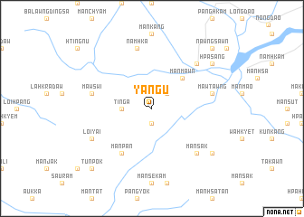 map of Yangu