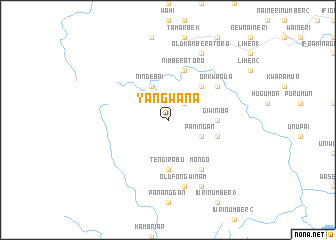 map of Yangwana