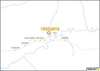 map of Yangwate