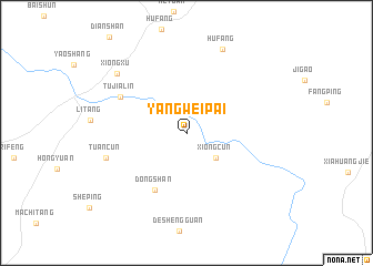 map of Yangweipai