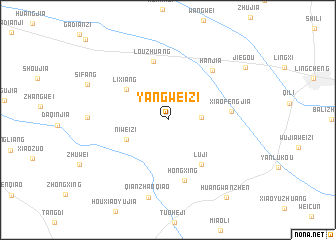 map of Yangweizi