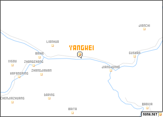 map of Yangwei