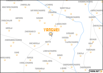 map of Yangwei