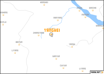map of Yangwei