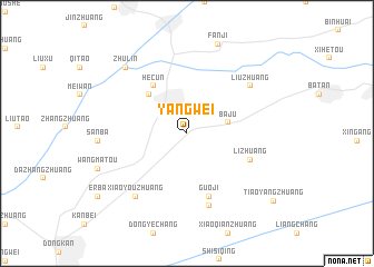 map of Yangwei