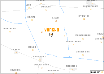 map of Yangwo