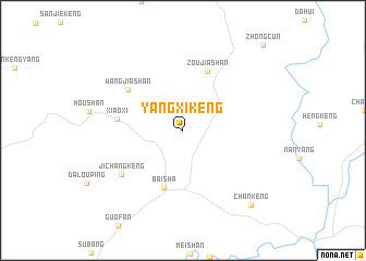 map of Yangxikeng