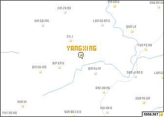 map of Yangxing