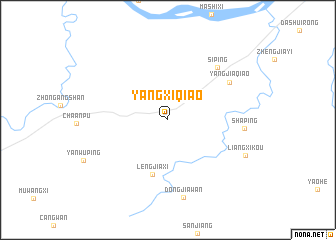 map of Yangxiqiao