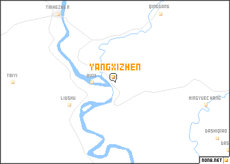 map of Yangxizhen