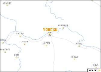 map of Yangxu