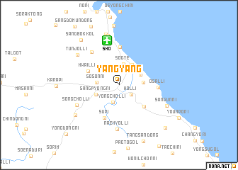 map of Yangyang