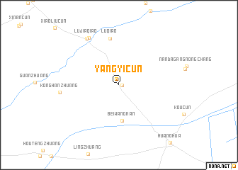 map of Yangyicun