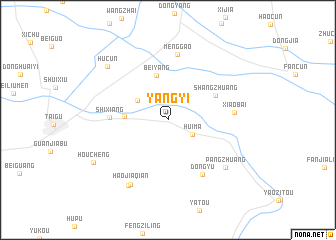 map of Yangyi