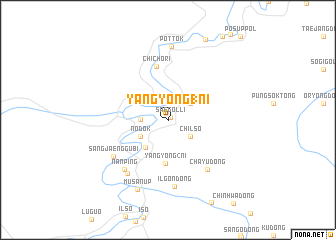 map of Yangyŏng 1-ni