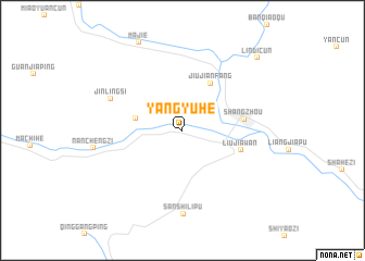 map of Yangyuhe