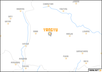 map of Yangyu