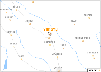 map of Yangyu