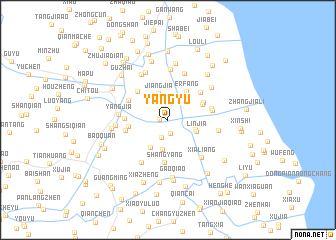 map of Yangyu