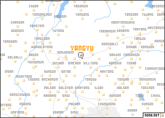 map of Yangyu