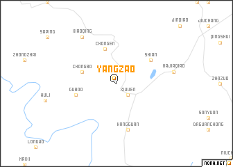 map of Yangzao