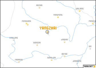 map of Yangzhai