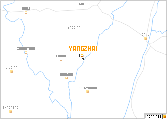 map of Yangzhai