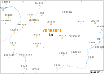 map of Yangzhai