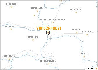 map of Yangzhangzi