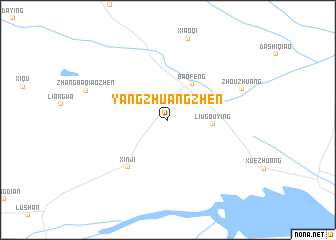 map of Yangzhuangzhen