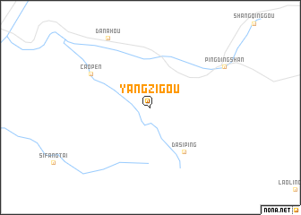 map of Yangzigou