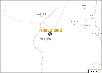 map of Yangziqiao